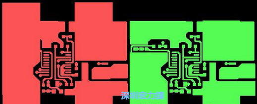 此操作可使文件中大部分的焊盤輸出后仍為焊盤，不會(huì)成為線性焊盤，并且不會(huì)產(chǎn)生像下圖一樣的短路情況