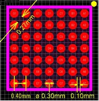 這一類(lèi)BGA模塊設(shè)計(jì)已經(jīng)是刷新底線，屬于最小加工能力范疇。